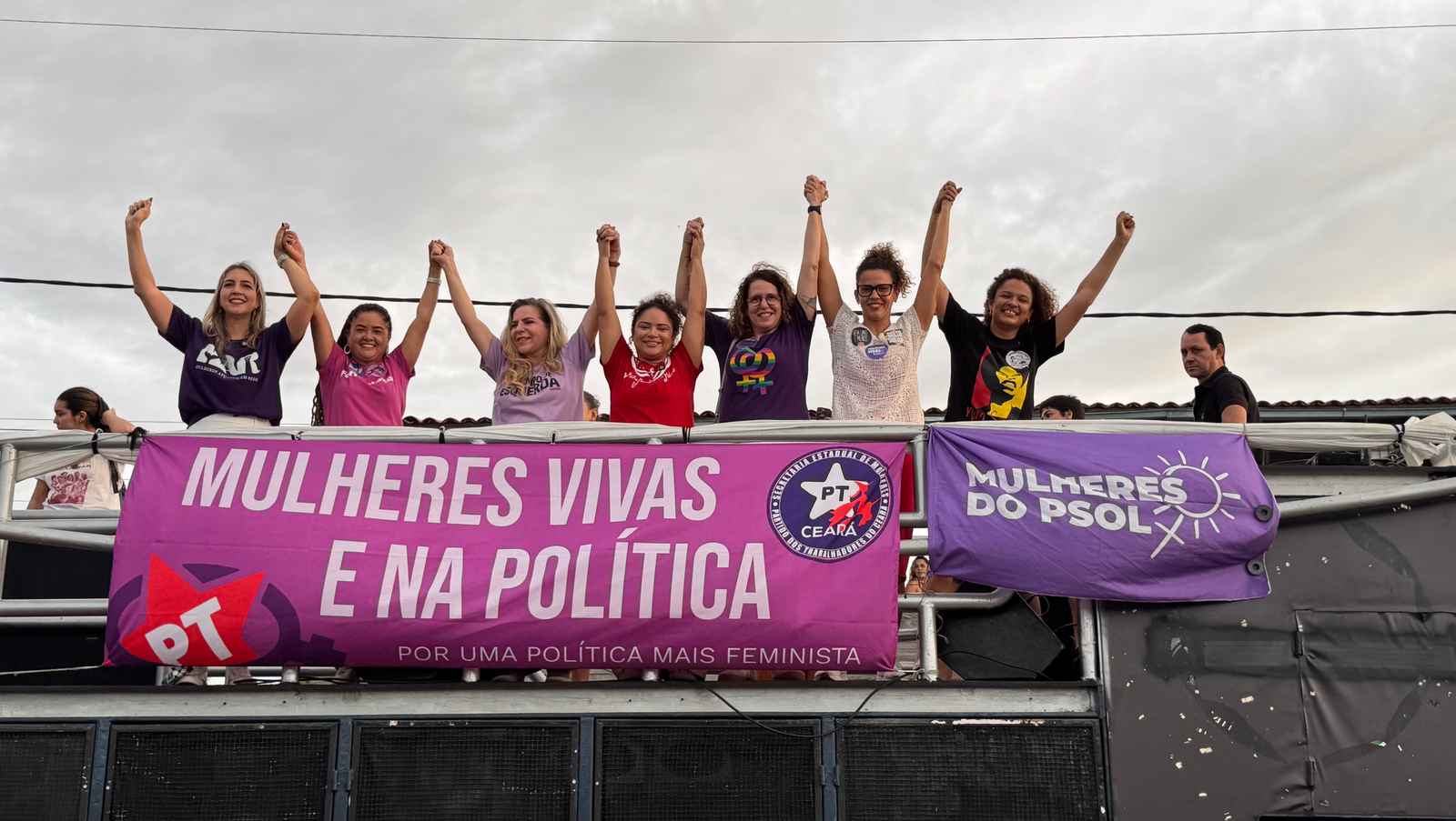 Professora Adriana Almeida em defesa das mulheres
